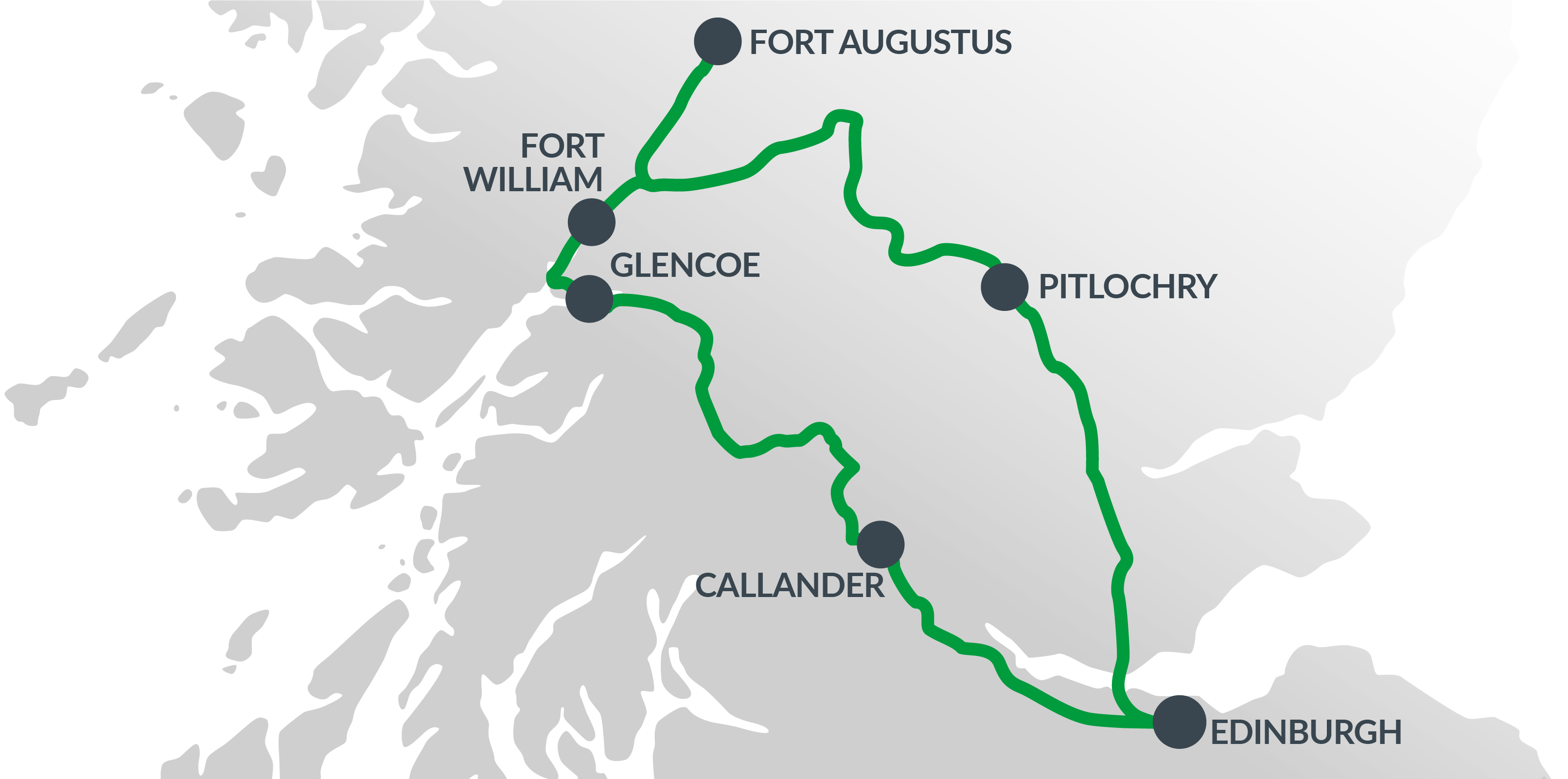 loch ness tour map