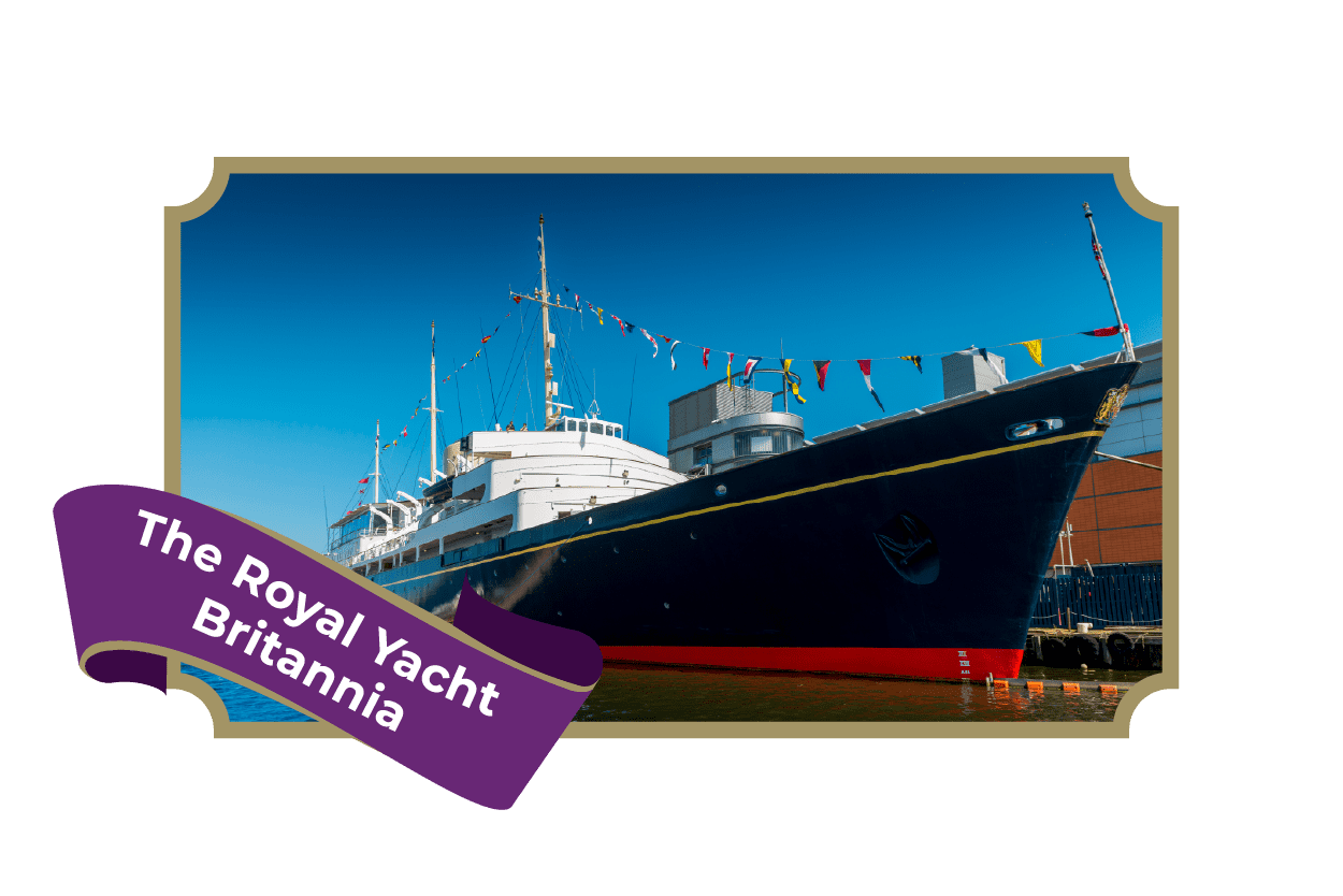 The Royal Yacht Britannia.