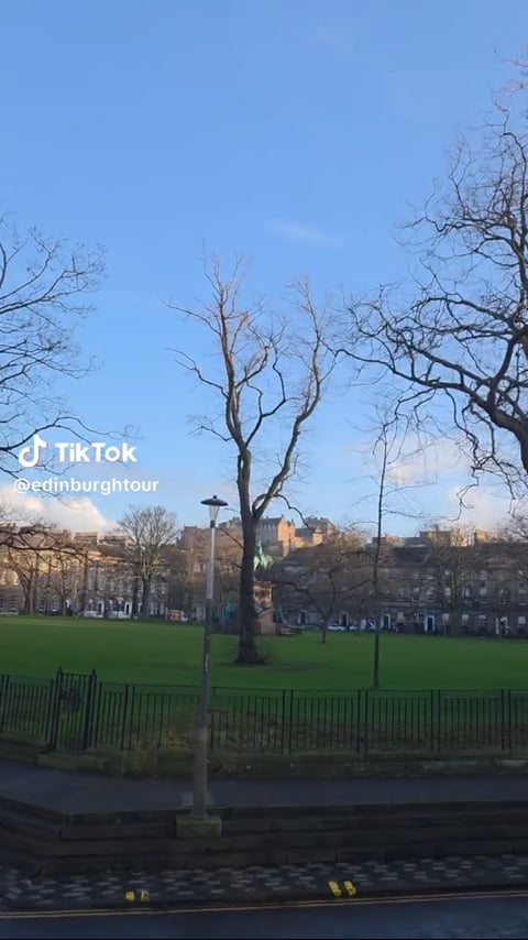 Charlotte Square & Edinburgh Castle
